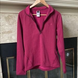 The North Face Magenta Half-Zip Pullover